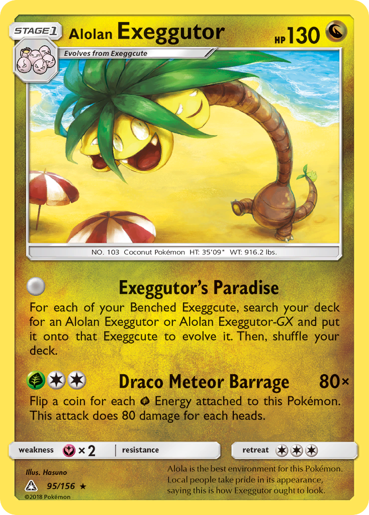 Ultra Prism Alolan Exeggutor #95/156